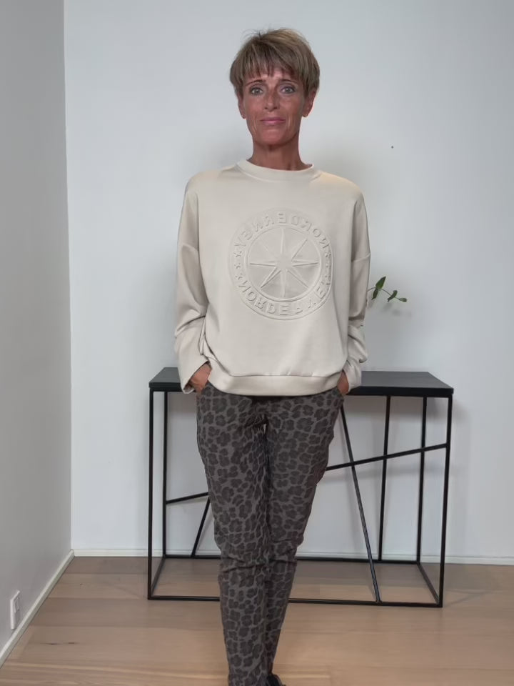 Baghuset Sweat Shirt Beige V&L