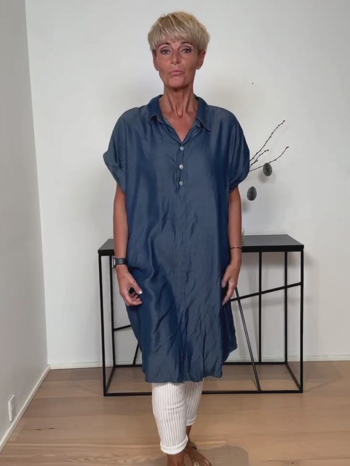 Baghuset Jeans Kjole/Knap S