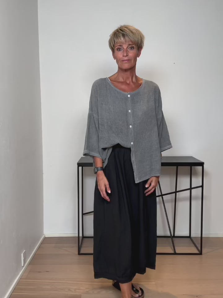 Baghuset Cardigan Bluse Grå E