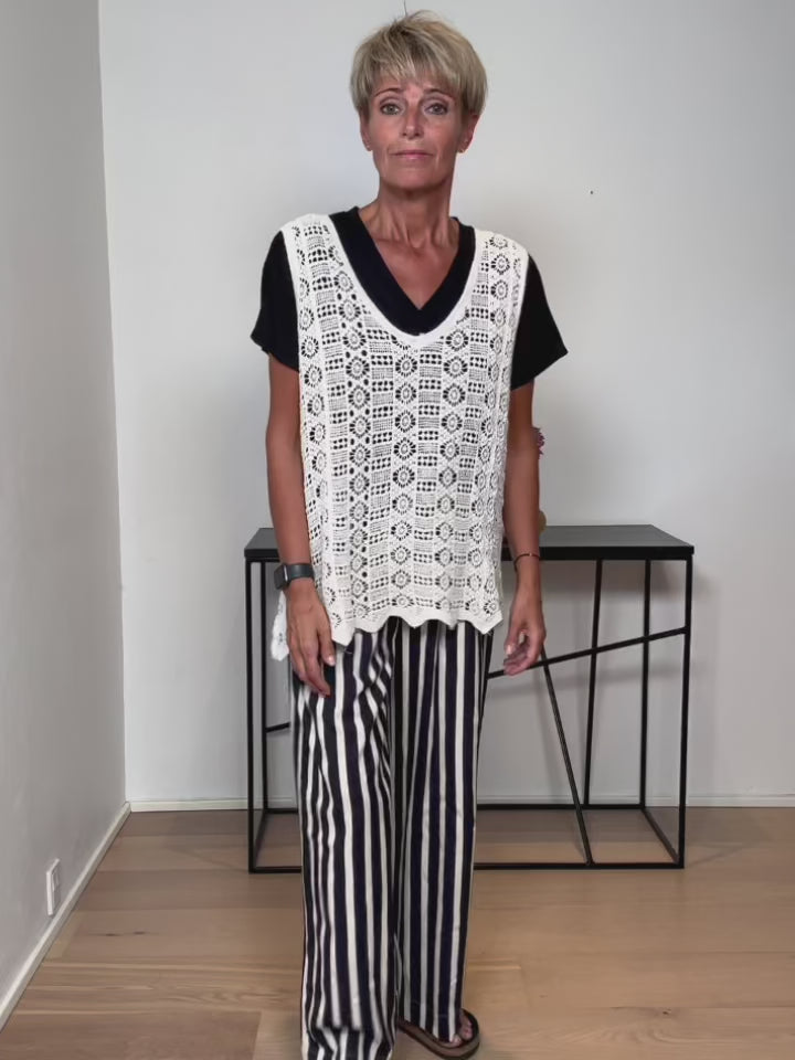 Baghuset Hæklet Tank Top Creme GL