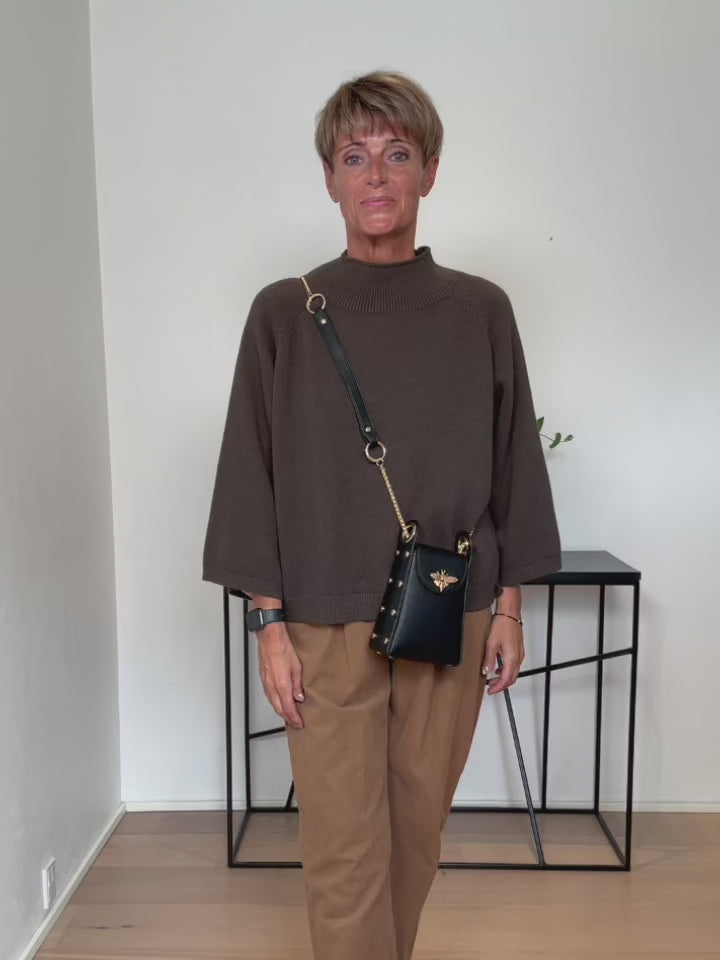 Baghuset Mini Crossbody Bag Sort T&E