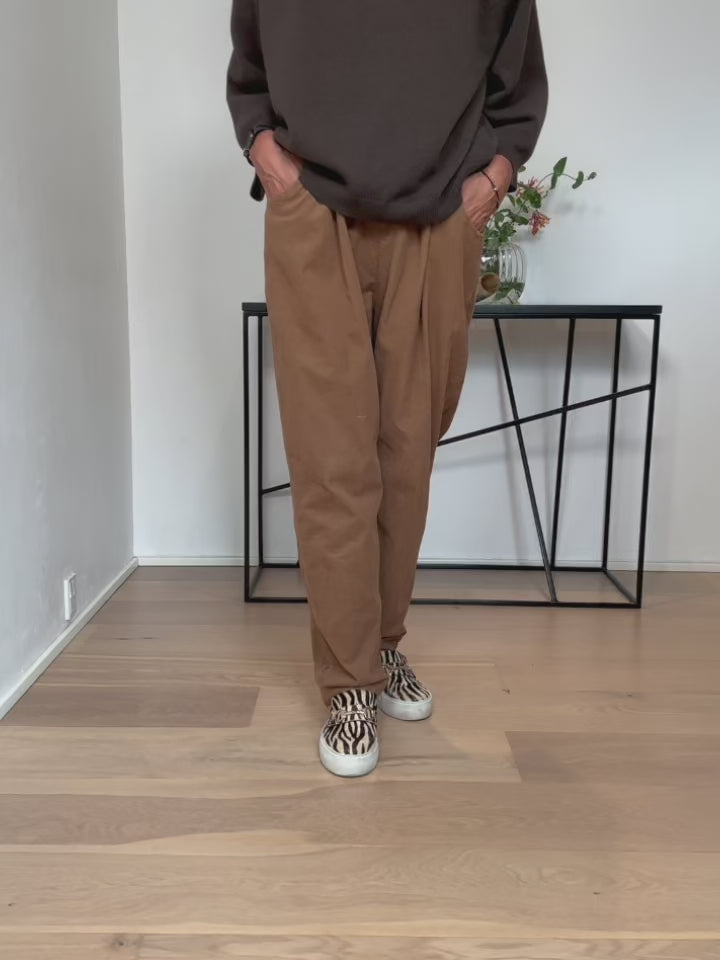Baghuset Camel Fløjl Buks SL
