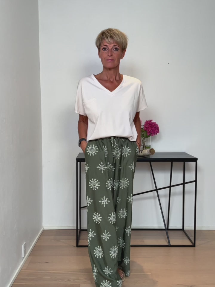 Baghuset Ecru Basic T-Shirt S