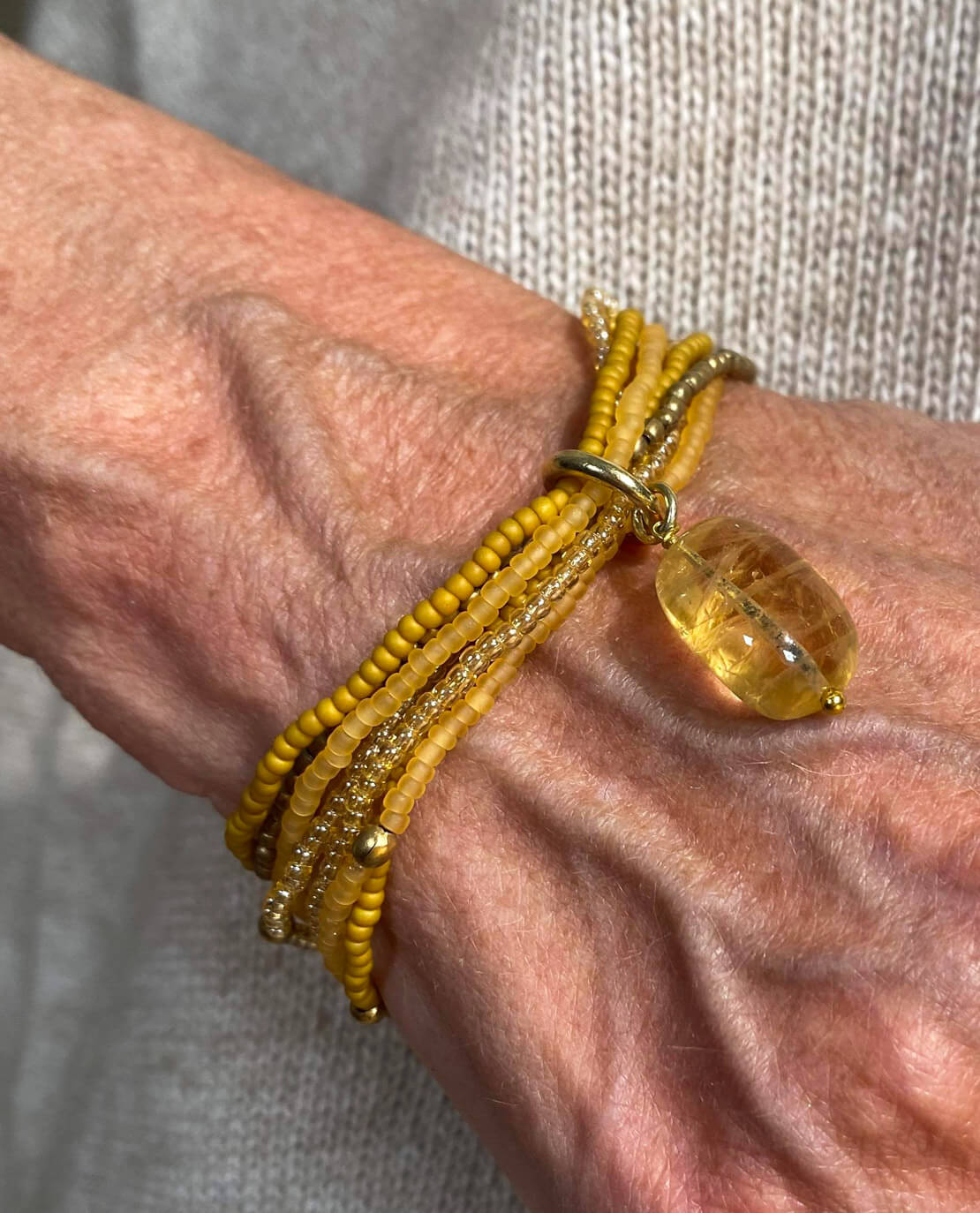 A Beautiful Story Nirmala Citrine Gold Bracelet
